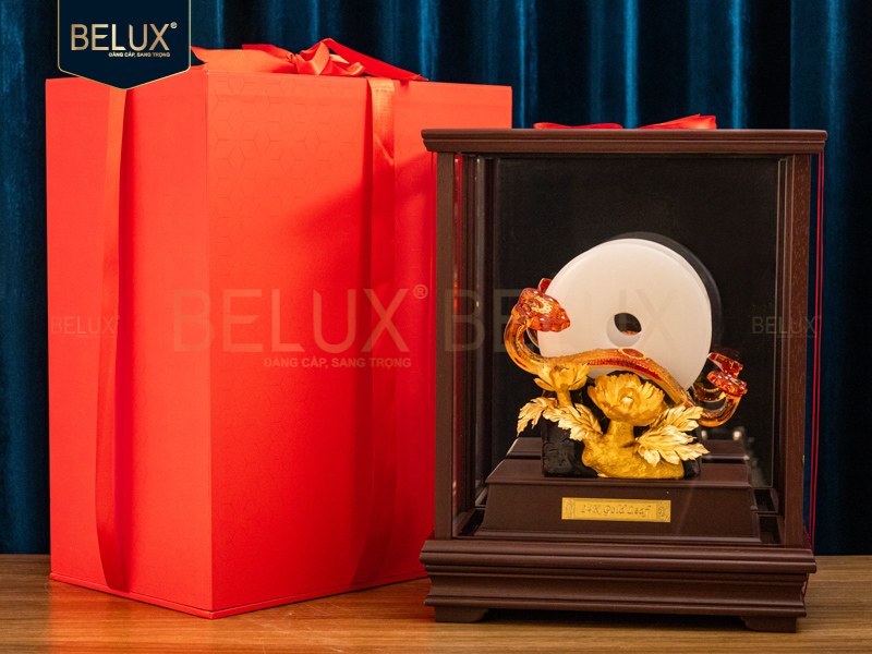 Vương Trượng Như Ý Ruby dát vàng 24k&nbsp;28x17x36cm